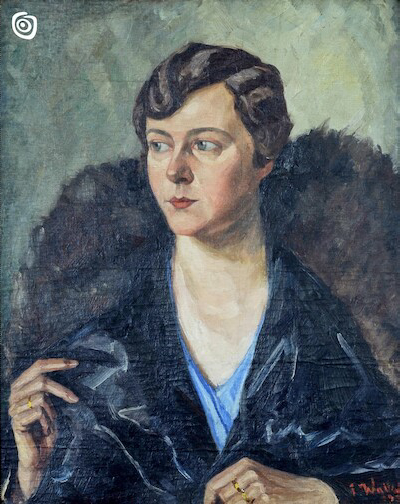 "Portret kobiety", T. Walkowski, miejscowość nieznana, 1930 r.